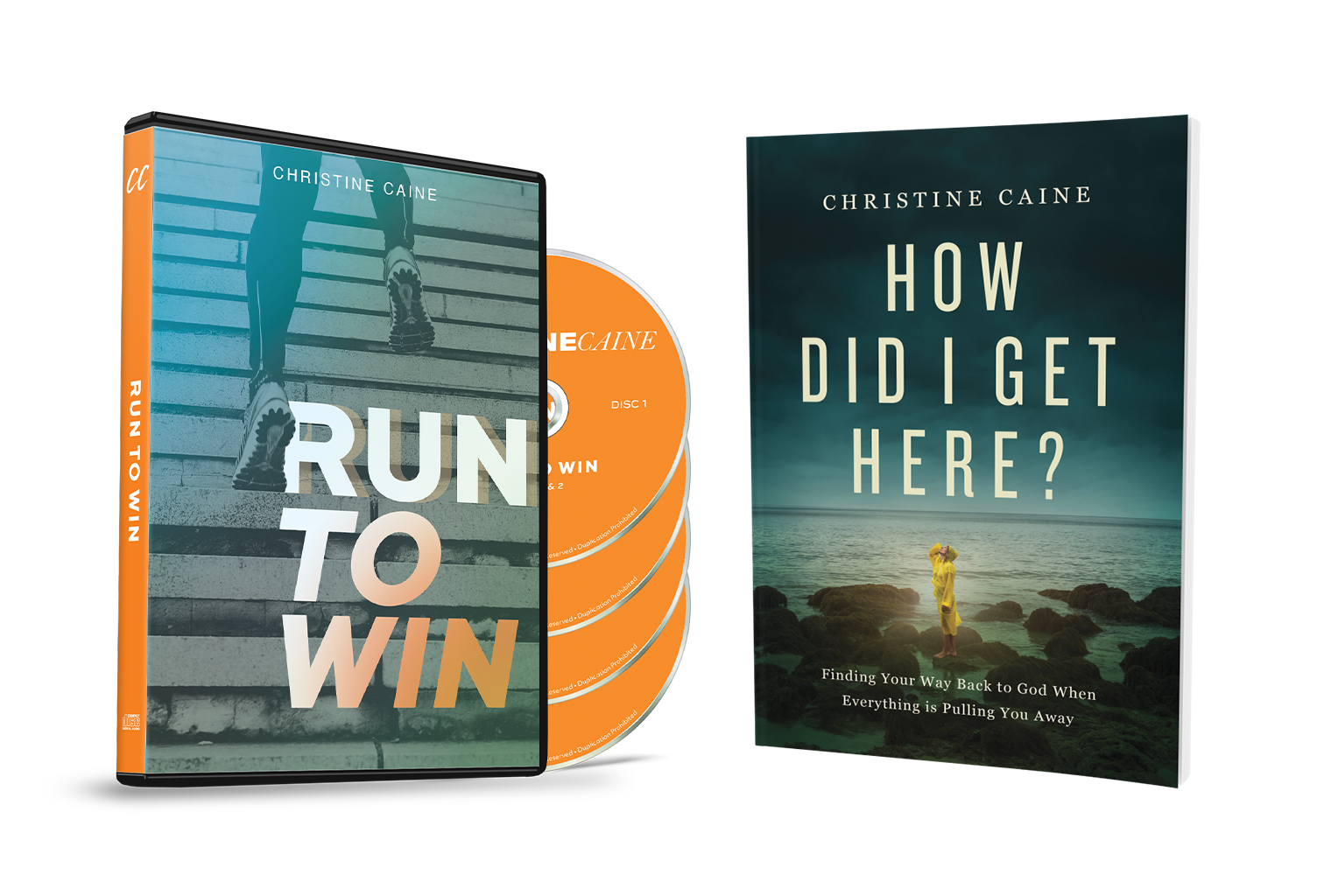 2 resources: Run to Win & How Did I Get Here? by Christine Caine on TBN