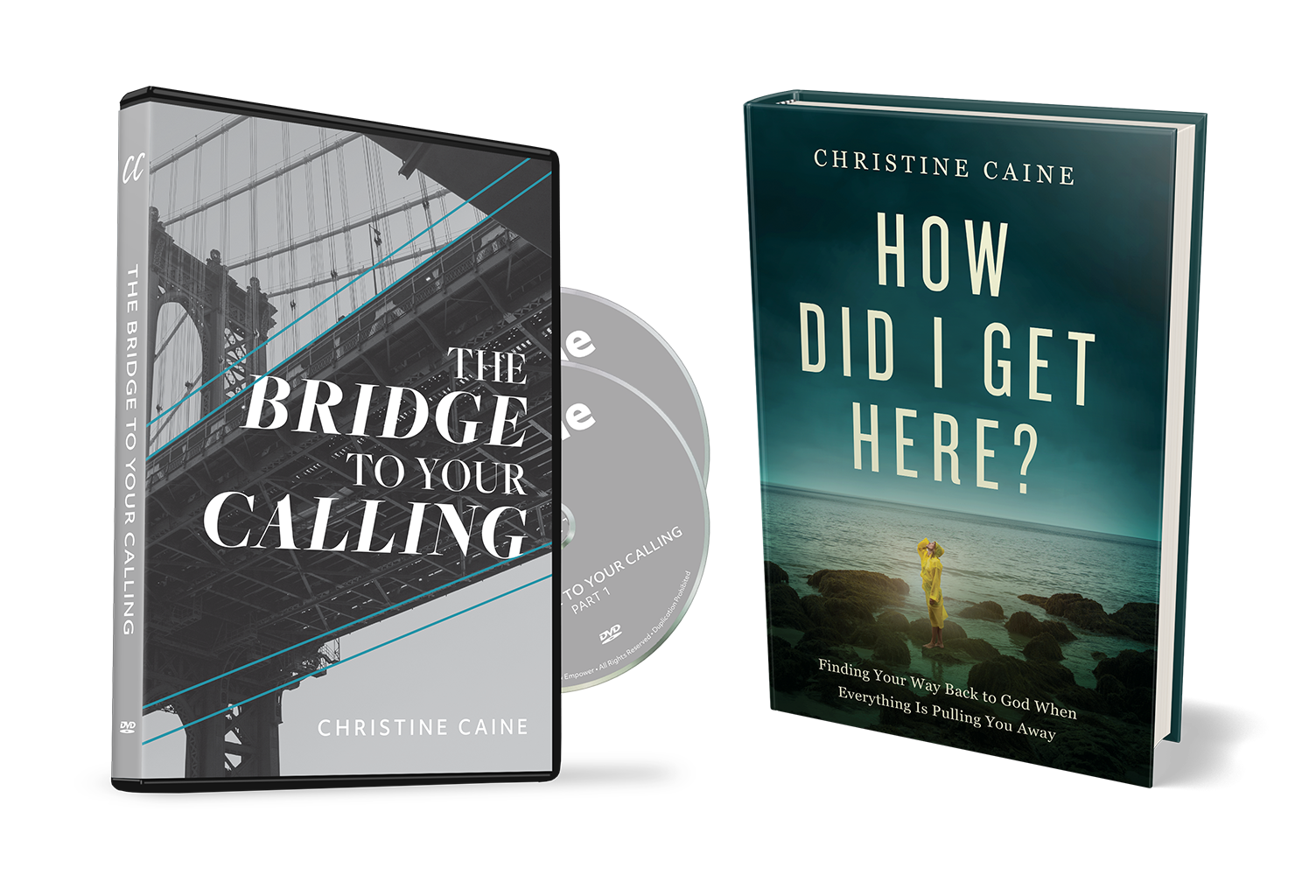 The Bridge to Your Calling and How Did I Get Here? books by Christine Caine on TBN