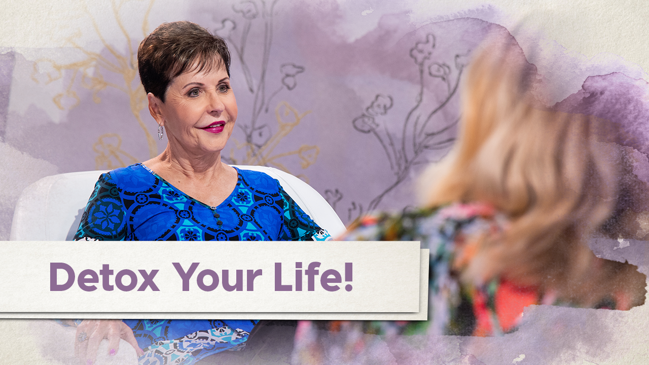 Better Together Episode 122 with Joyce Meyer - What are the warning signs of a toxic relationship? If we embrace God's truth; we can break free and set healthy boundaries. Better Together Episode 122 - Detox Your Life! with Joyce Meyer - What are the warning signs of a toxic relationship? If we embrace God's truth; we can break free and set healthy boundaries.
