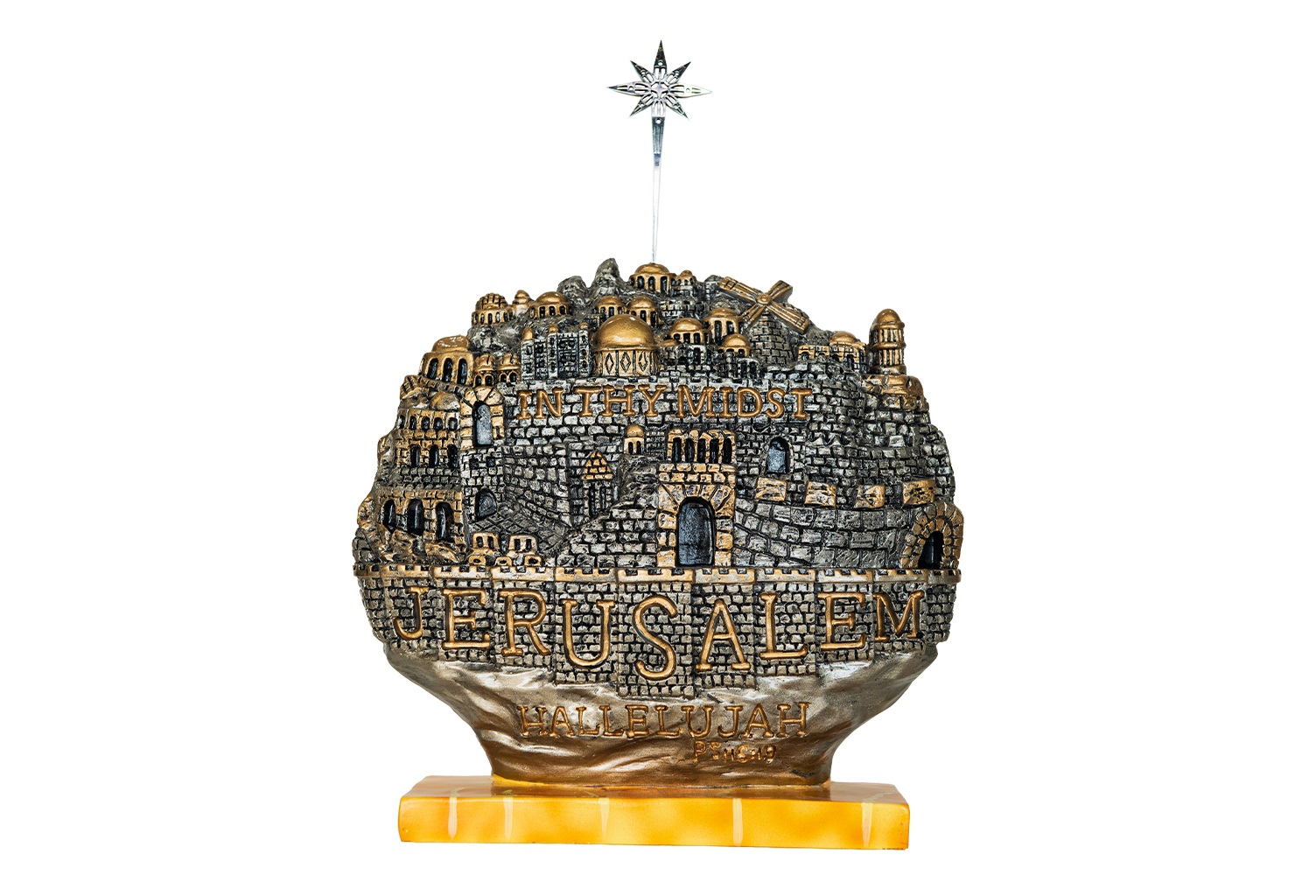 Receive Jerusalem in Thy Midst commemorative plaque from TBN Receive Jerusalem in Thy Midst commemorative plaque from TBN