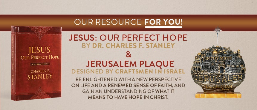 Jesus, Our Perfect Hope and Jerusalem In Thy Midst Plaque by TBN on TBN