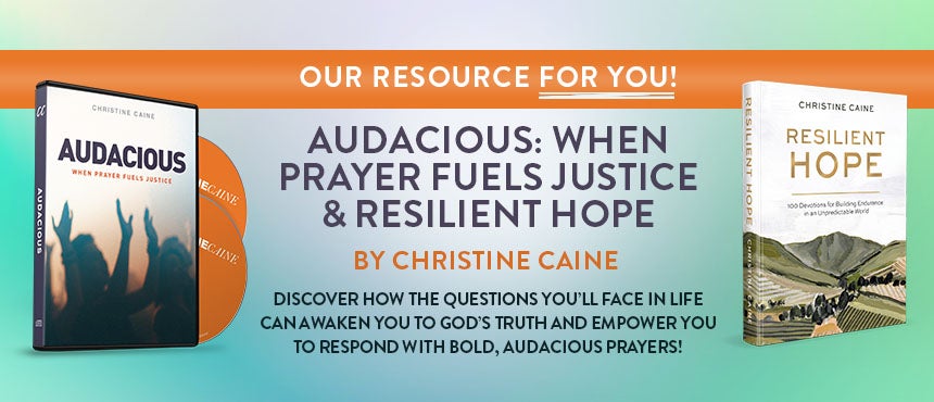 Audacious and Resilient Hope by Christine Caine on TBN
