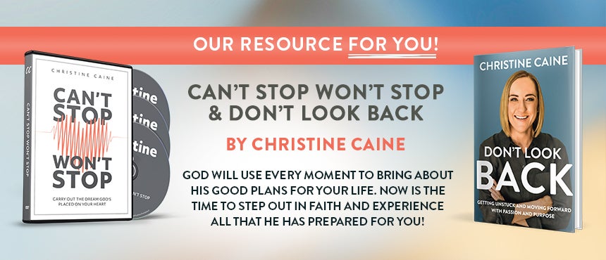 Can't Stop Won't Stop & Don't Look Back by Christine Caine on TBN Can't Stop Won't Stop & Don't Look Back by Christine Caine on TBN