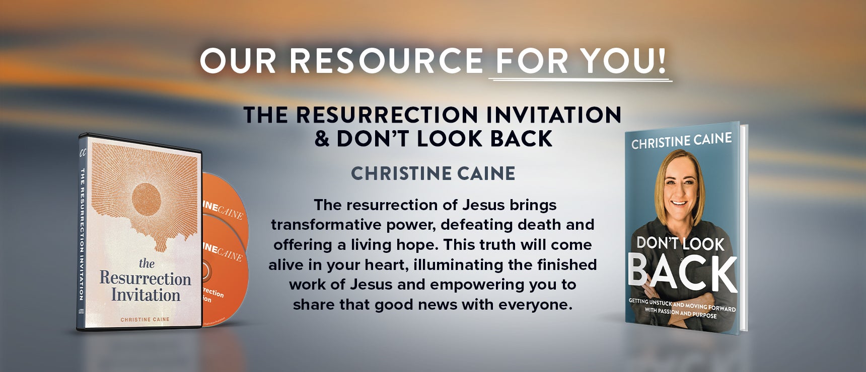 The Resurrection Invitation + Don't Look Back by Christine Caine on TBN