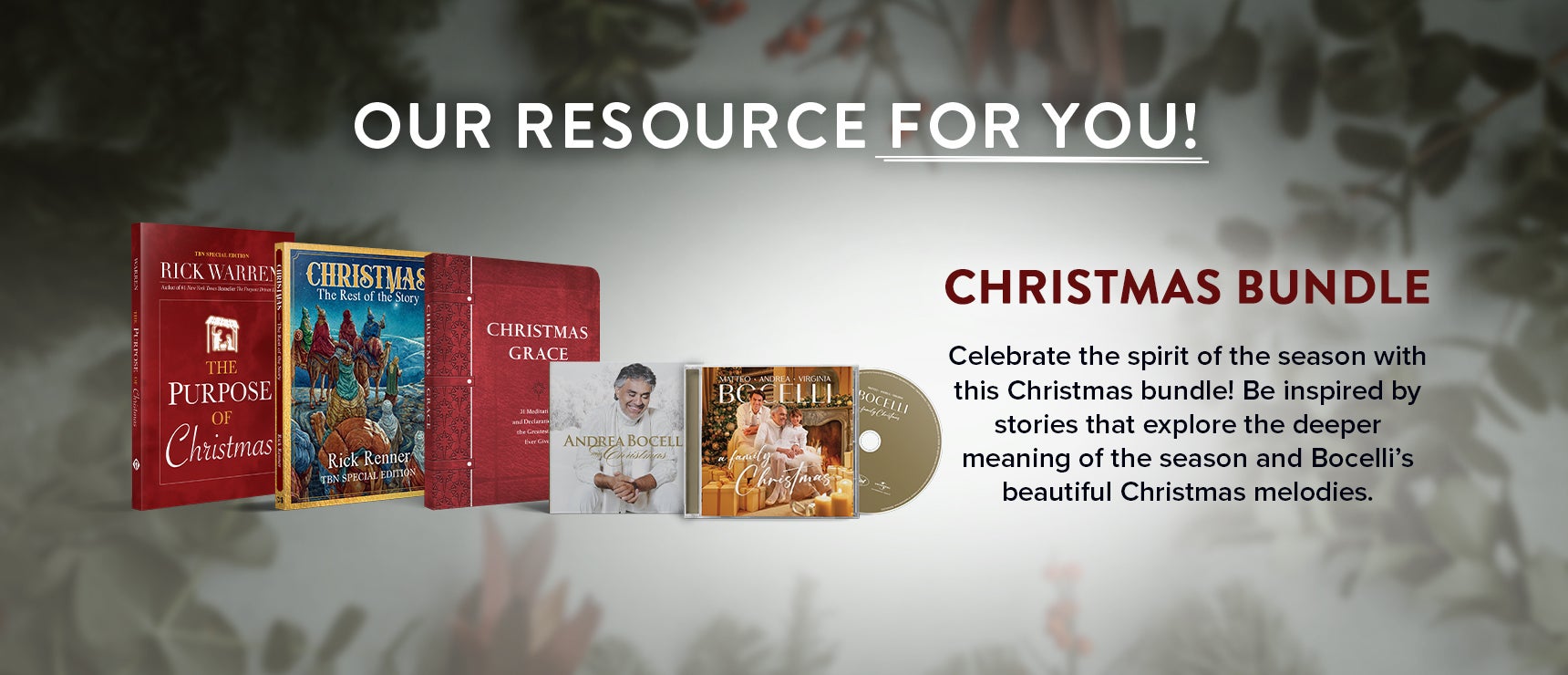 Christmas Gifts Bundle by TBN Christmas Gifts Bundle by TBN