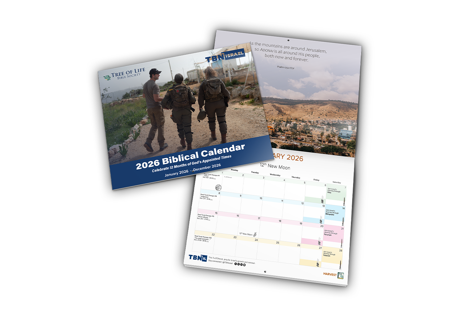 TBN Israel Biblical Calendar by TBN