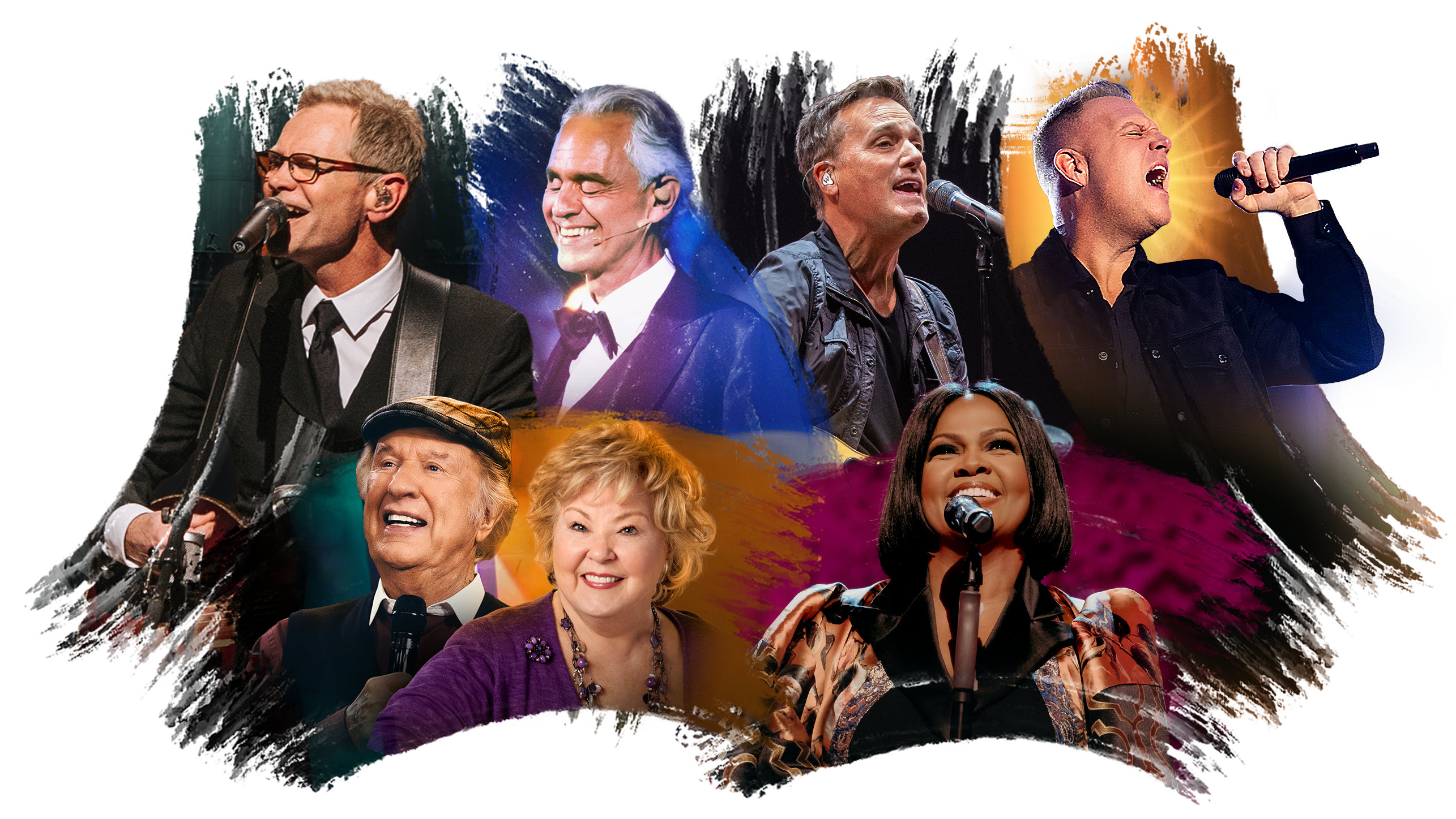 Andrea Bocelli, Matthew West, Bill and Gloria Gaither