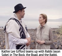   Kathie Lee Gifford teams up with Rabbi Jason Sobel in The Rock, the Road, and the Rabbi.