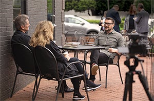 Matt and Laurie Crouch with Mark Batterson