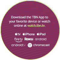 Download the TBN App to your favorite device or watch online at watch.tbn.tv. Download the TBN App to your favorite device or watch online at watch.tbn.tv.
