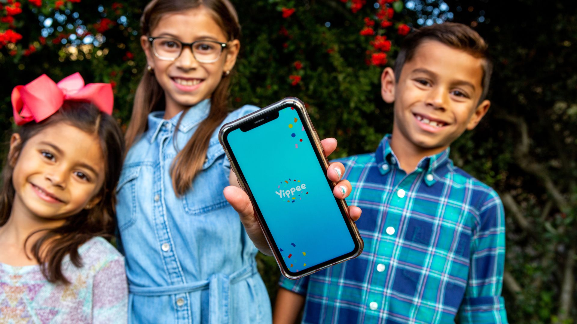 Kids using the Yippee TV app — a Christian streaming service available on Roku