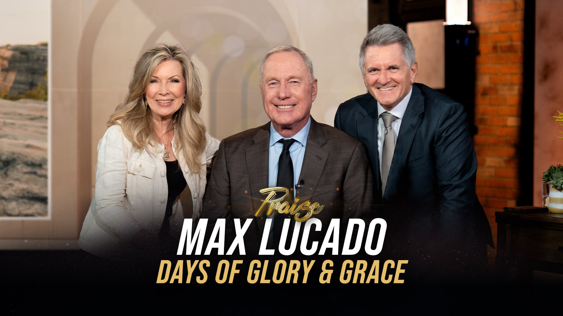  Pastor and New York Times bestselling author Max Lucado sits down with Matt and Laurie Crouch to talk about the promised land of blessing that is yours through the finished work of Christ.