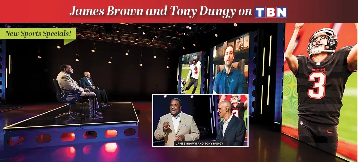 James Brown and Tony Dungy on TBN