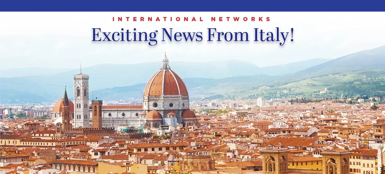 Exciting News from Italy!