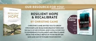 Recalibrate + Resilient Hope by Christine Caine on TBN