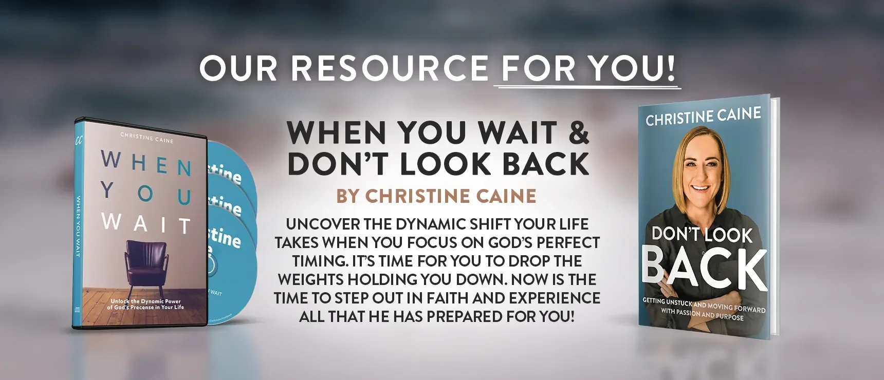When You Wait + Don't Look Back by Christine Caine
