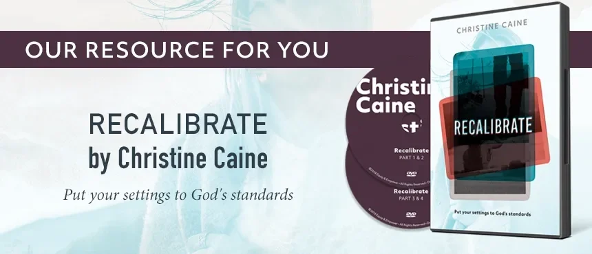 Recalibrate by Christine Caine