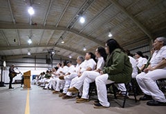 TBN 2nd Chance ministry holds outreach services for incarcerated female inmates.