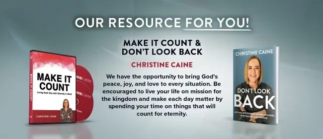 Make It Count + Don't Look Back by Christine Caine on TBN